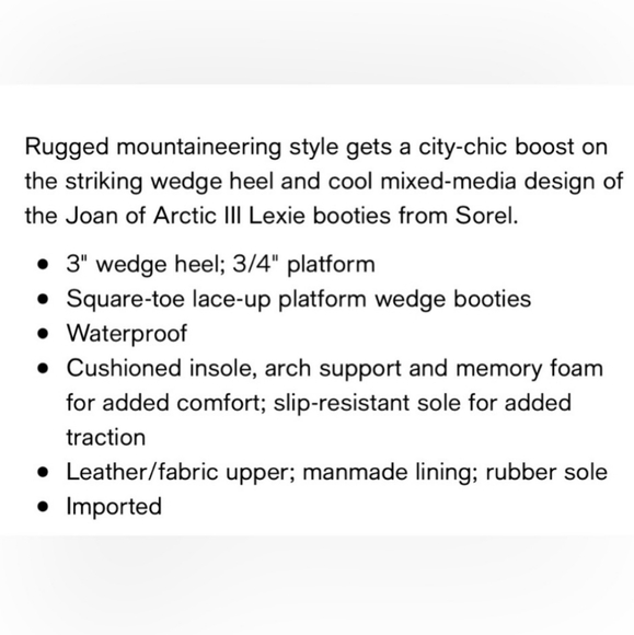 Sorel Lexi Wedge boot, booties camel Brown with grey felt sz 9.5 - Picture 5 of 12